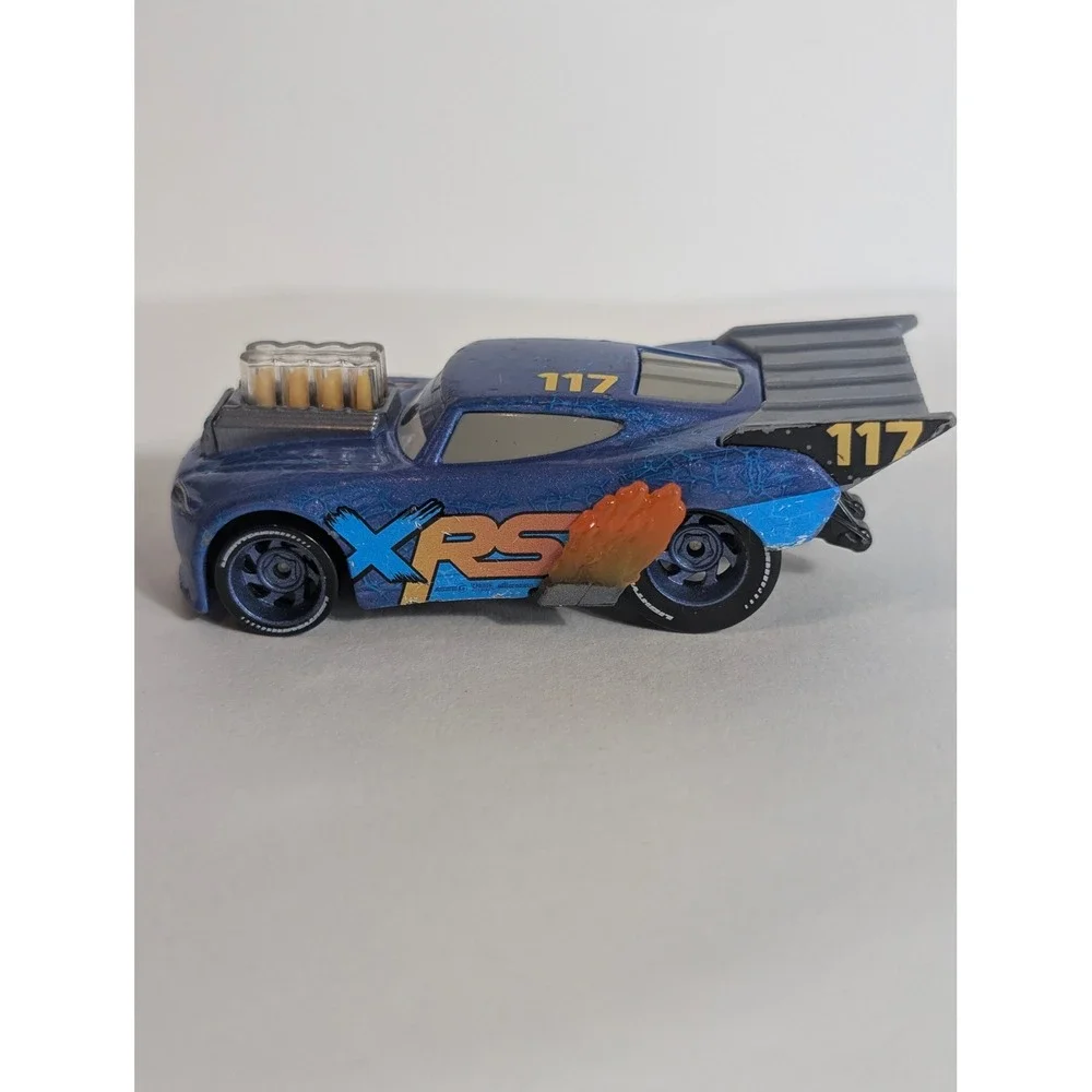 Disney Pixar Cars XRS Drag Racing Lil' Torquey With Moving Pistons Matte 117